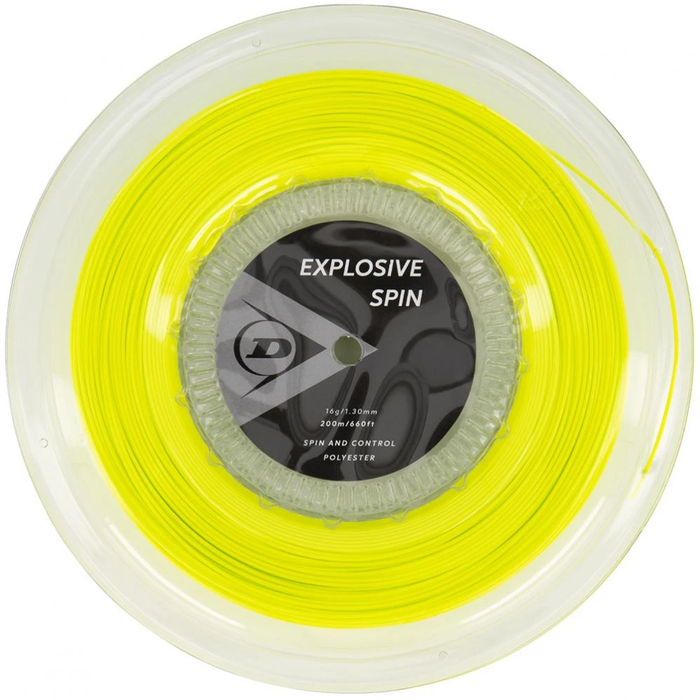 Bobine Dunlop Explosive Spin Jaune 200m 3 Bobine Dunlop Explosive Spin Jaune 200m