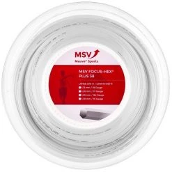Bobine MSV Focus Hex Plus 38 Blanc 200m