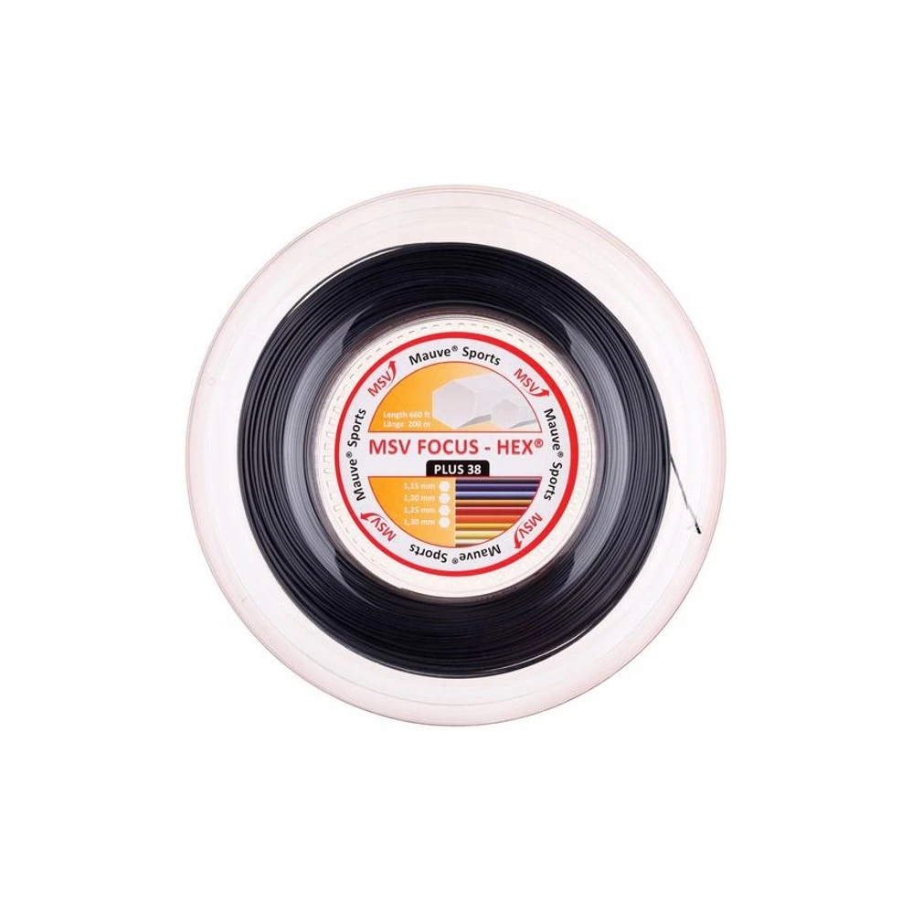 Bobine MSV Focus Hex Plus 38 Noir 200m 3 Bobine MSV Focus Hex Plus 38 Noir 200m