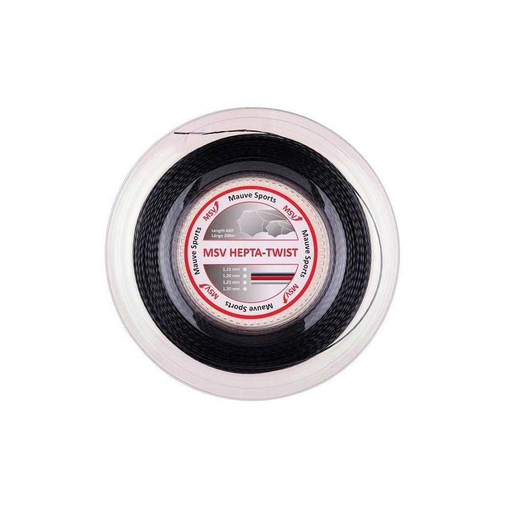 Bobine MSV Hepta Twist Noir 200m 3 Bobine MSV Hepta Twist Noir 200m