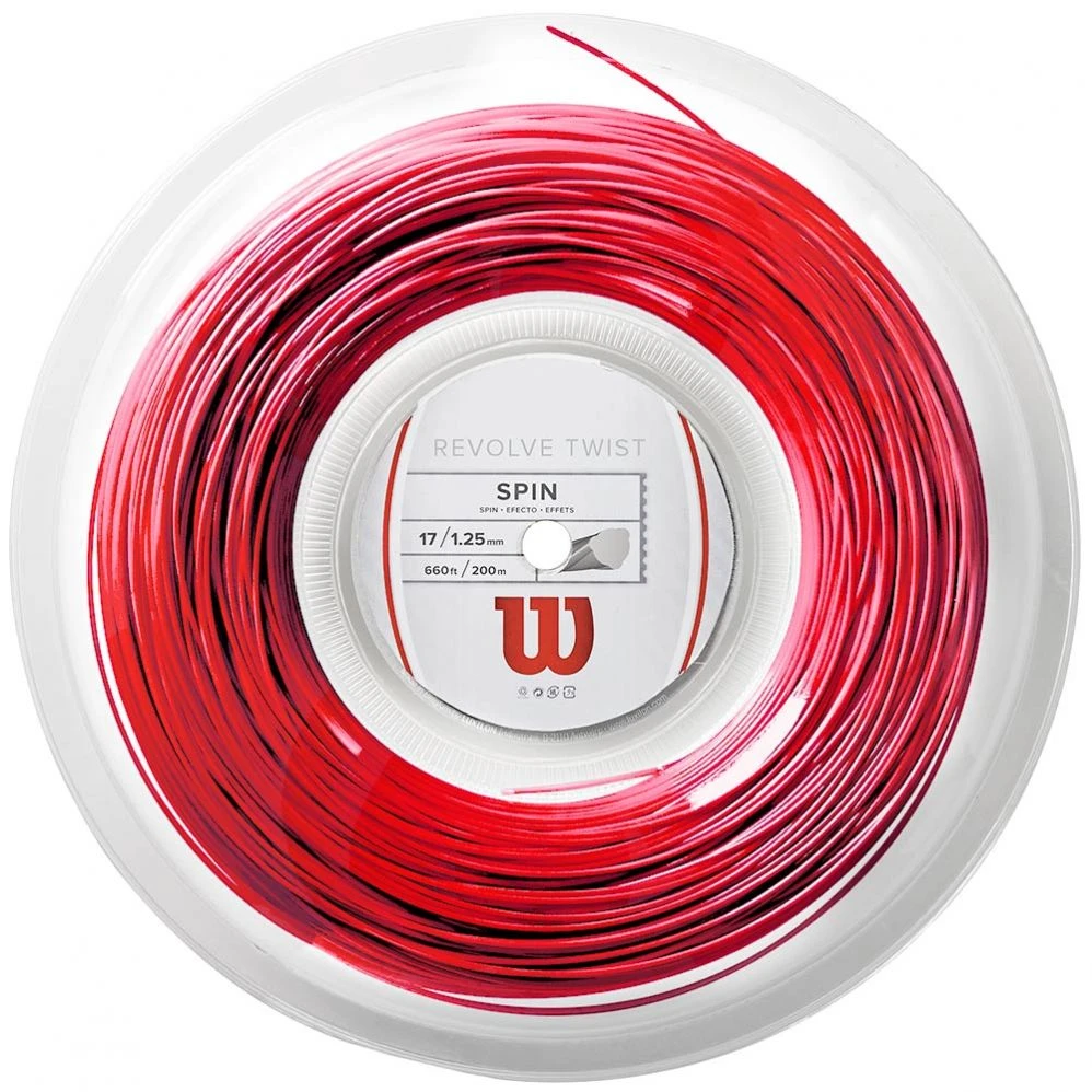 Bobine Wilson Revolve Twist Rouge 200m 3 Bobine Wilson Revolve Twist Rouge 200m