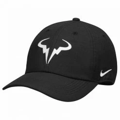 Casquette NikeCourt AeroBill Rafa Heritage86 Noir
