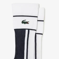 Chaussettes Lacoste Sport Jersey Blanc/Bleu -HEAD boutique chaussettes lacoste sport jersey blanc bleu 1