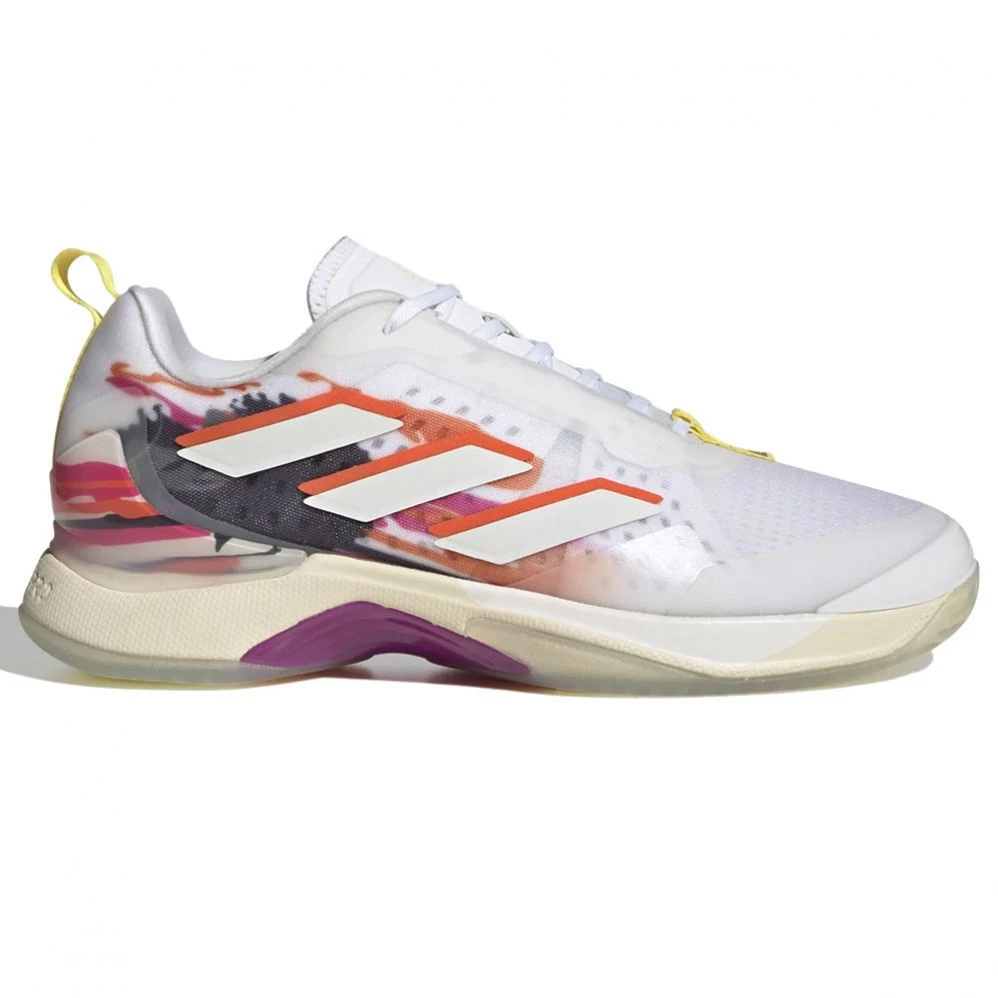 Chaussures Adidas Avacourt Femme Blanc / Orange 3 Chaussures Adidas Avacourt Femme Blanc / Orange