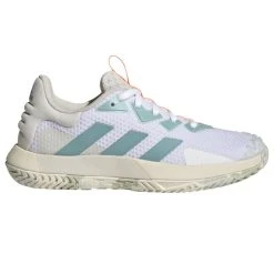 Chaussures Adidas SoleMatch Control Femme Blanc / Mint
