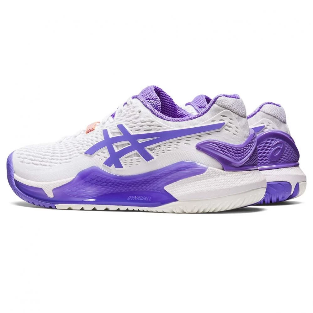 Chaussures Asics Gel Resolution 9 Femme Blanc / Améthyste 7 Chaussures Asics Gel Resolution 9 Femme Blanc / Améthyste – Image 5