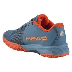Chaussures Head Revolt Pro 4.0 Terre Battue Junior Bleu / Orange -HEAD boutique chaussures head revolt pro 40 clay junior bleu orange 2
