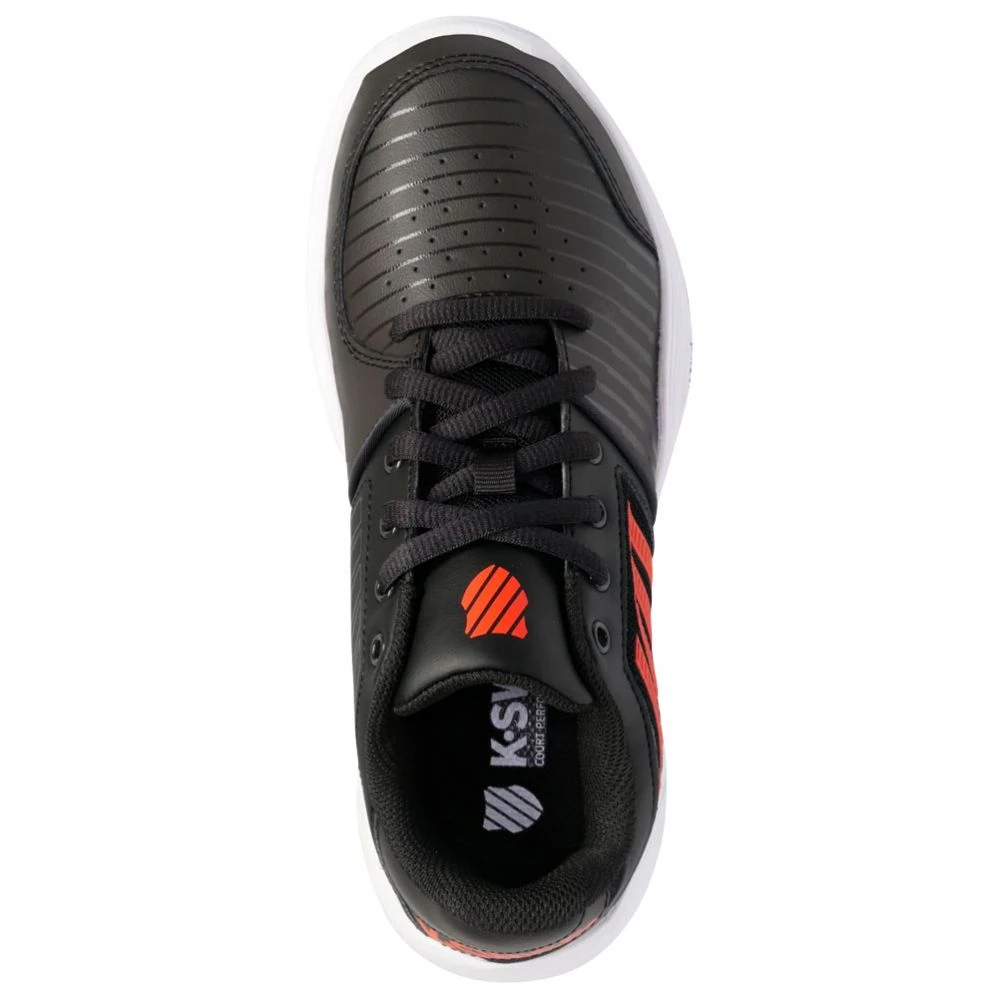 Chaussures K-Swiss Court Express Junior Noir / Orange 8 Chaussures K-Swiss Court Express Junior Noir / Orange – Image 6