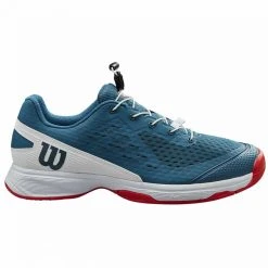 Chaussures Wilson Rush Pro 4.0 QL Junior Bleu / Blanc
