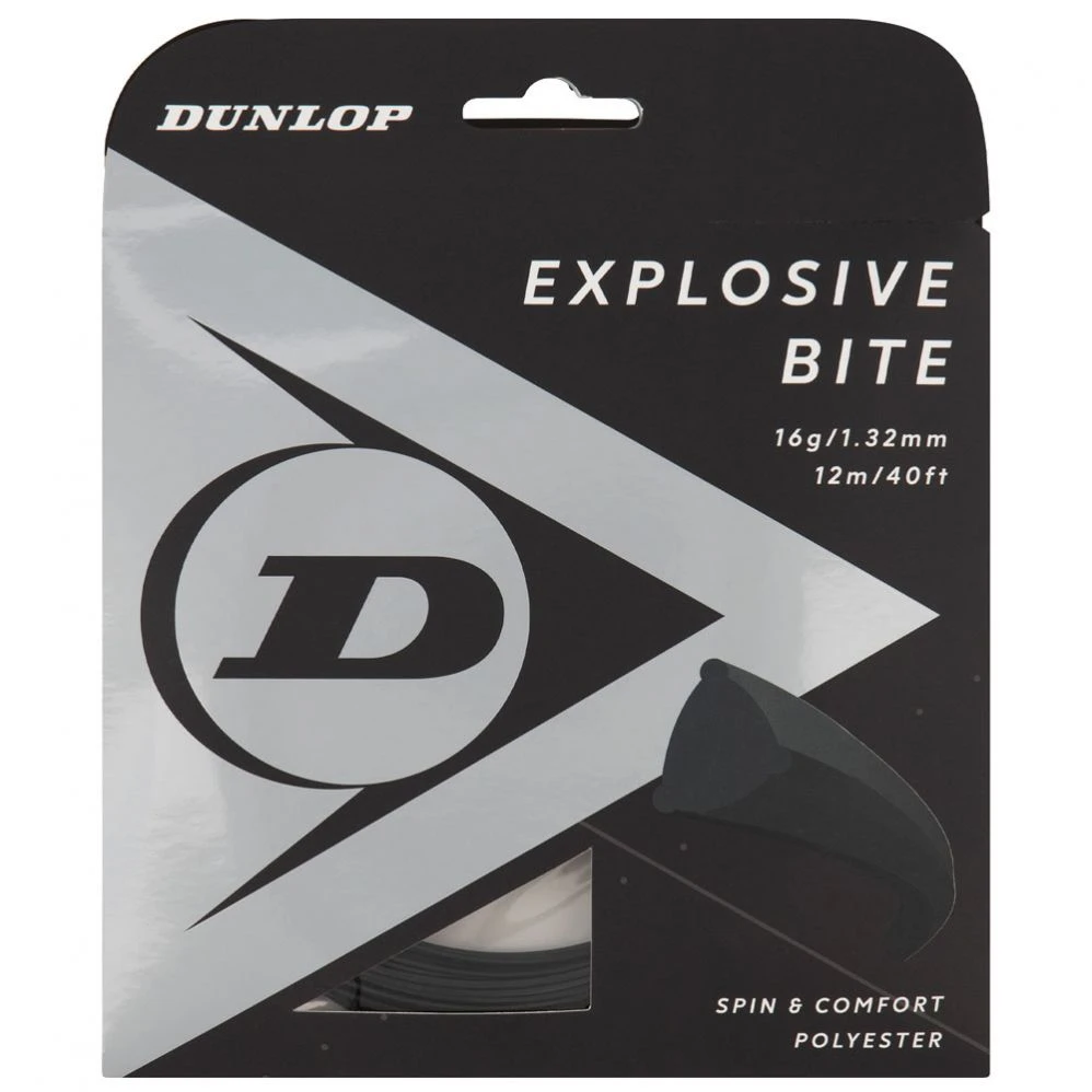 Cordage Dunlop Explosive Bite Noir 12m 3 Cordage Dunlop Explosive Bite Noir 12m