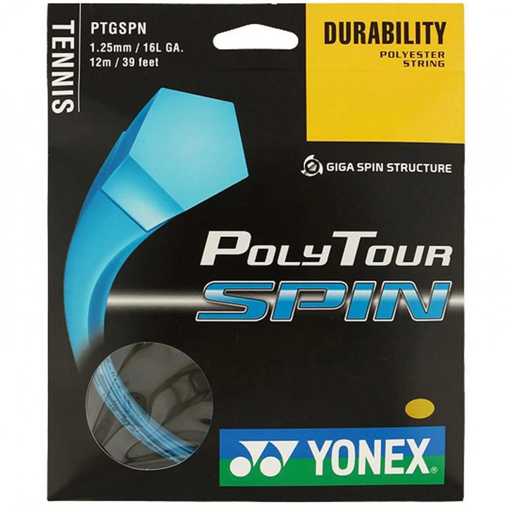 Cordage Yonex Poly Tour Spin 12m 3 Cordage Yonex Poly Tour Spin 12m