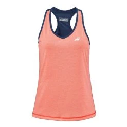 Débardeur Babolat Play Femme Corail / Bleu Marine