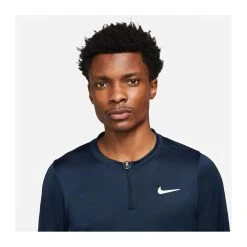Haut Nike Advantage 1/2 Zip Manche Longue Obsidian -HEAD boutique haut nike advantage 1 2 zip manche longue obsidian 2