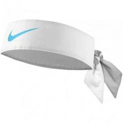 Headband Nike Dri-Fit Blanc / Bleu
