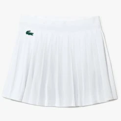 Jupe Plissée Lacoste Sport + Shorty Blanc