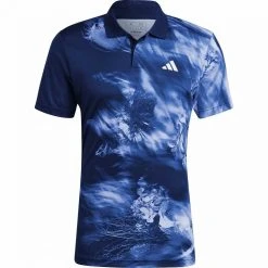 Polo Adidas Melbourne HEAD.RDY FreeLift Printed Bleu