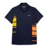 Polo Lacoste Sport Colorblock Bleu Marine / Jaune / Orange -HEAD boutique polo lacoste sport colorblock bleu marine jaune orange