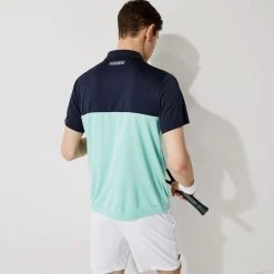 Polo Lacoste Sport Colorblock Bleu / Rouge / Vert -HEAD boutique polo lacoste sport colorblock bleu rouge vert 2