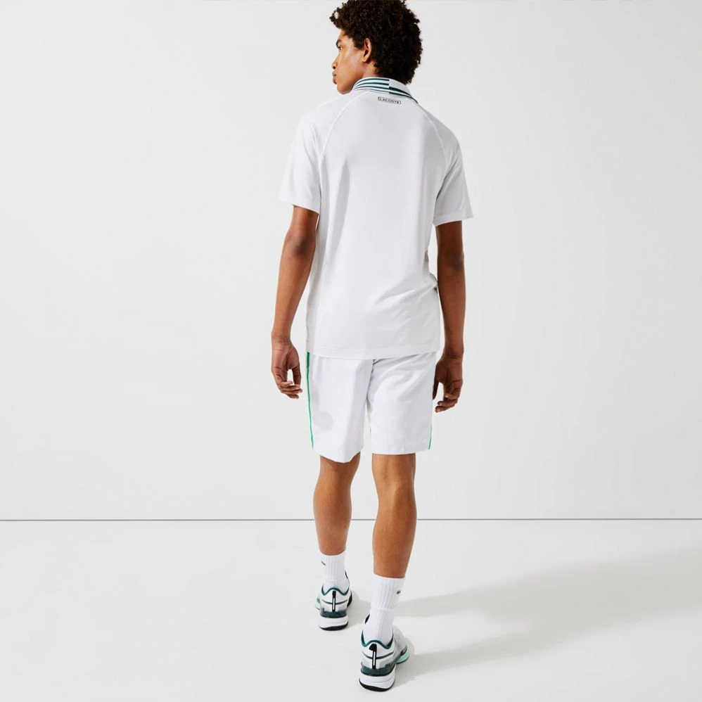 Polo Lacoste Sport Damier Blanc / Vert 5 Polo Lacoste Sport Damier Blanc / Vert – Image 3