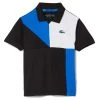 Polo Lacoste Sport Junior Color-Bloc Noir / Bleu -HEAD boutique polo lacoste sport junior color bloc noir bleu
