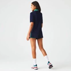 Polo Lacoste Sport Piqué Femme Bleu Marine -HEAD boutique polo lacoste sport pique femme bleu marine 3