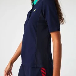 Polo Lacoste Sport Piqué Femme Bleu Marine -HEAD boutique polo lacoste sport pique femme bleu marine 5