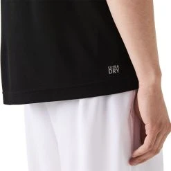 Polo Lacoste Sport Respirant Noir / Blanc -HEAD boutique polo lacoste sport respirant noir blanc 2