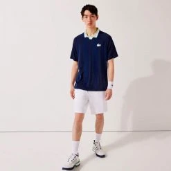 Polo Lacoste Sport Sans Couture Bleu Marine -HEAD boutique polo lacoste sport sans couture bleu marine 2