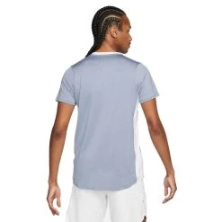 Polo Nike Court Dri-Fit Advantage Bleu Gris -HEAD boutique polo nike court dri fit advantage bleu gris 2