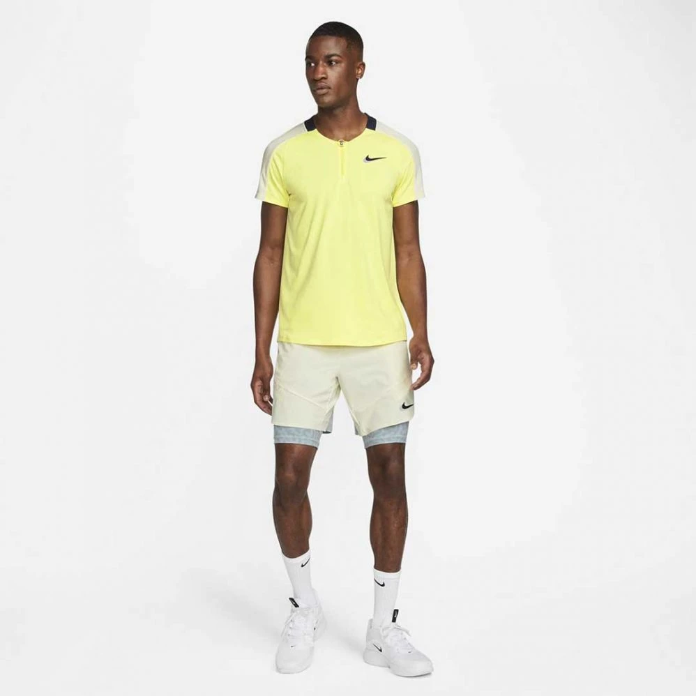Polo Nike Court DriFit Slam Jaune 6 Polo Nike Court DriFit Slam Jaune â Image 4