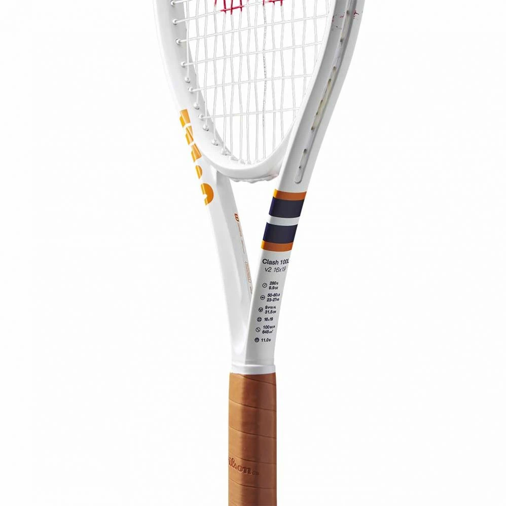 Raquette Wilson Clash 100L V2 Roland Garros 2023 (280g) 7 Raquette Wilson Clash 100L V2 Roland Garros 2023 (280g) – Image 5