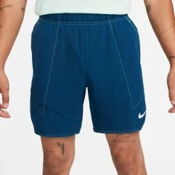 Short Nike Court Dri-Fit Advantage Bleu 18cm