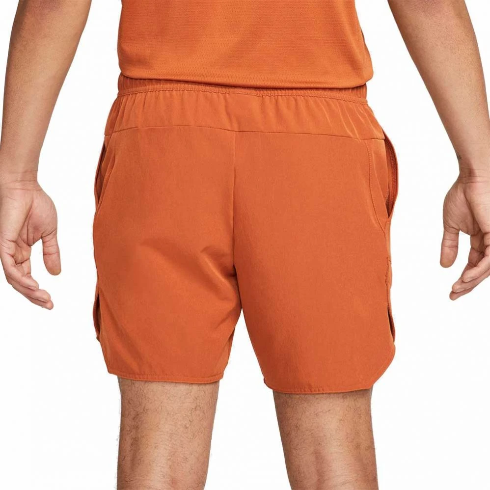 Short Nike Court Dri-Fit Advantage Orange 18cm 4 Short Nike Court Dri-Fit Advantage Orange 18cm – Image 2