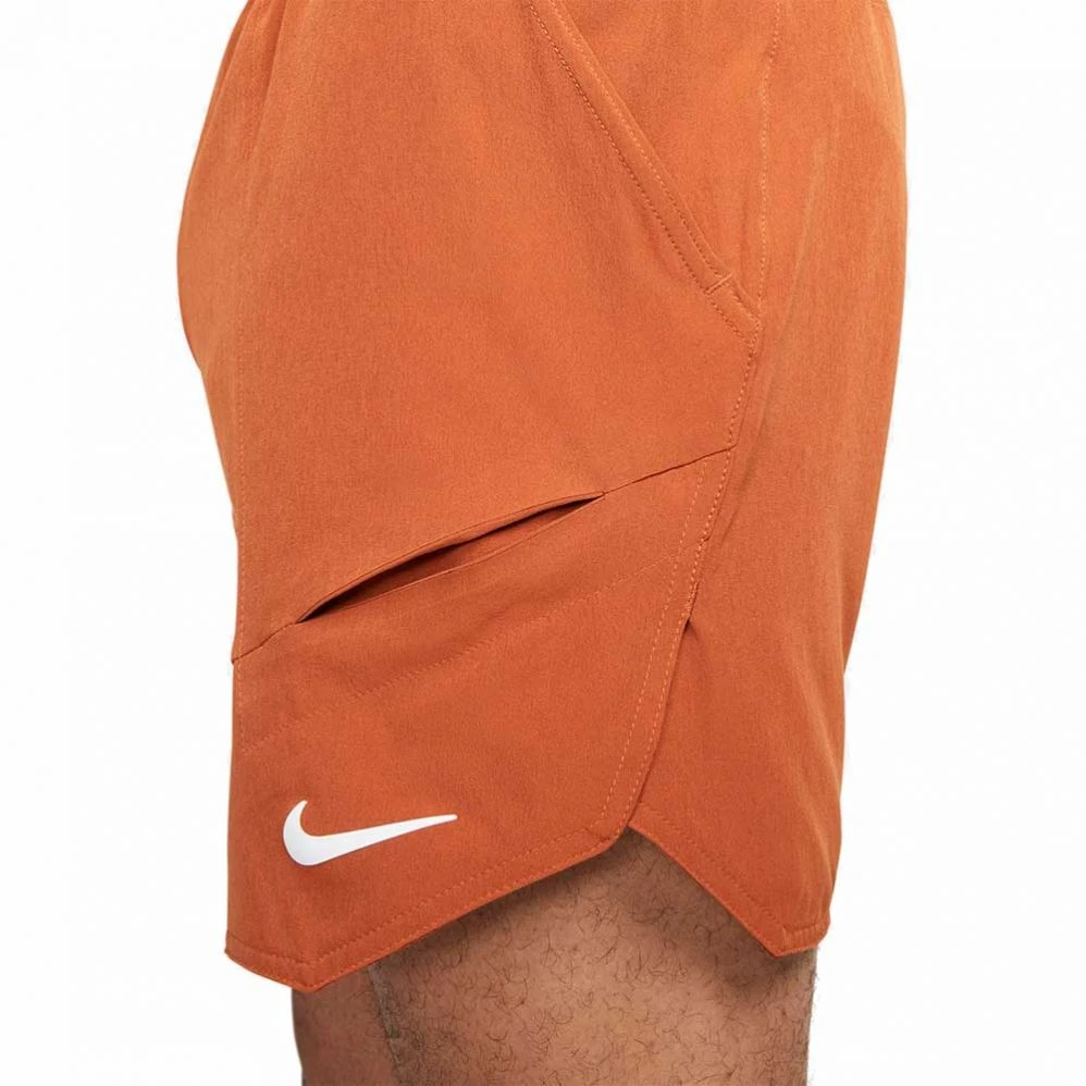 Short Nike Court Dri-Fit Advantage Orange 18cm 6 Short Nike Court Dri-Fit Advantage Orange 18cm – Image 4
