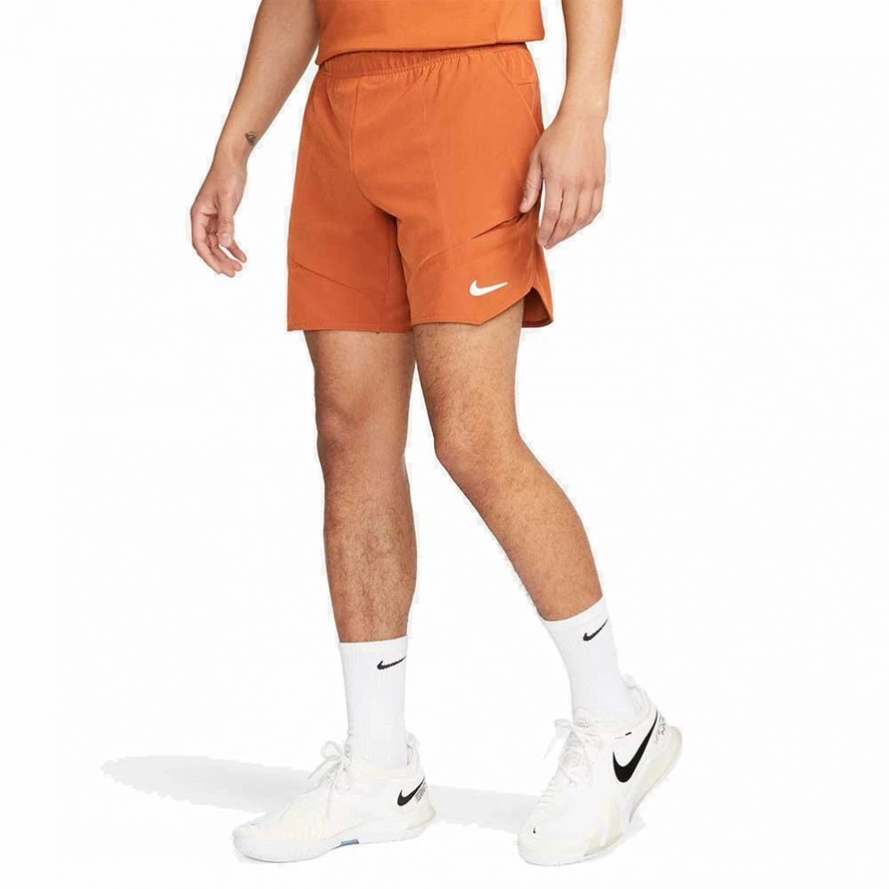 Short Nike Court Dri-Fit Advantage Orange 18cm 8 Short Nike Court Dri-Fit Advantage Orange 18cm – Image 6