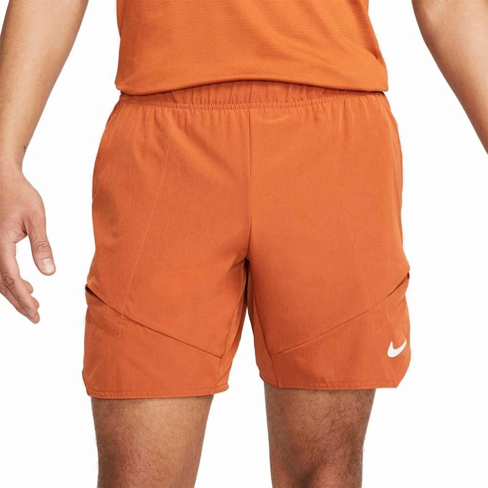 Short Nike Court Dri-Fit Advantage Orange 18cm 3 Short Nike Court Dri-Fit Advantage Orange 18cm