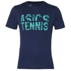 T-Shirt Asics Junior Tennis GPX Bleu -HEAD boutique t shirt asics junior tennis gpx bleu 1