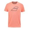 T-Shirt Babolat Exercise Big Flag Corail -HEAD boutique t shirt babolat exercise big flag corail