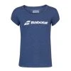 T-Shirt Babolat Exercise Femme Bleu Chiné 1 T-Shirt Babolat Exercise Femme Bleu Chiné -HEAD boutique t shirt babolat exercise femme bleu chine