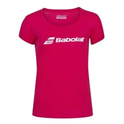T-Shirt Babolat Exercise Femme Rose Chiné