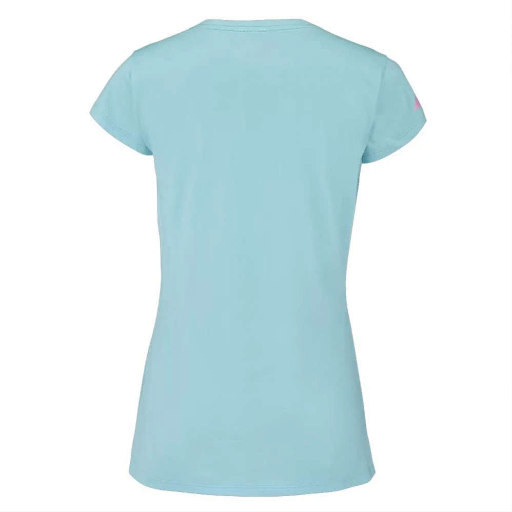 T-Shirt Babolat Exercise Flag Femme Bleu Chiné 4 T-Shirt Babolat Exercise Flag Femme Bleu Chiné – Image 2