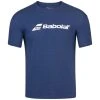 T-Shirt Babolat Exercise Junior Bleu Marine -HEAD boutique t shirt babolat exercise junior bleu marine