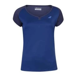 T-Shirt Babolat Play Cap Femme Bleu Marine