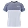 T-Shirt Babolat Play Crew Neck Junior Blanc / Bleu Chiné -HEAD boutique t shirt babolat play crew neck junior blanc bleu chine