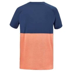 T-Shirt Babolat Play Crew Neck Junior Bleu Marine / Corail -HEAD boutique t shirt babolat play crew neck junior bleu marine corail 1