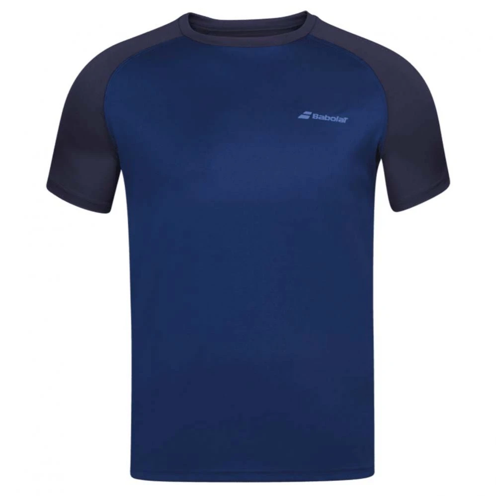 T-Shirt Babolat Play Crew Neck Junior Bleu Marine 3 T-Shirt Babolat Play Crew Neck Junior Bleu Marine