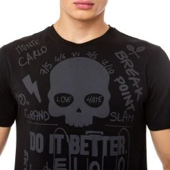 T-Shirt Hydrogen Graffiti Noir / Anthracite -HEAD boutique t shirt hydrogen graffiti noir anthracite 3