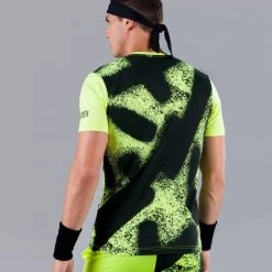 T-Shirt Hydrogen Spray Tech Jaune / Noir -HEAD boutique t shirt hydrogen spray tech jaune noir 2