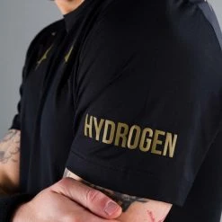 T-Shirt Hydrogen Star Tech Noir / Or 12 T-Shirt Hydrogen Star Tech Noir / Or -HEAD boutique t shirt hydrogen star tech noir or 4