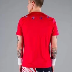 T-Shirt Hydrogen Star Tech Rouge / Bleu 9 T-Shirt Hydrogen Star Tech Rouge / Bleu -HEAD boutique t shirt hydrogen star tech rouge bleu 1